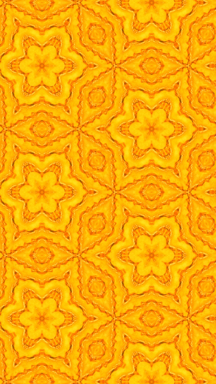 Gelb-weißes Florales Textil. Wallpaper in 720x1280 Resolution