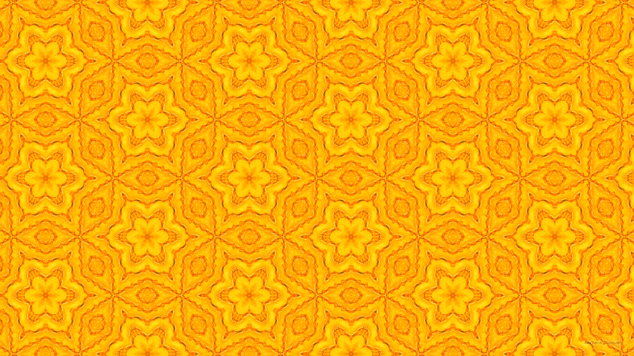 Yellow and White Floral Textile. Wallpaper in 2560x1440 Resolution