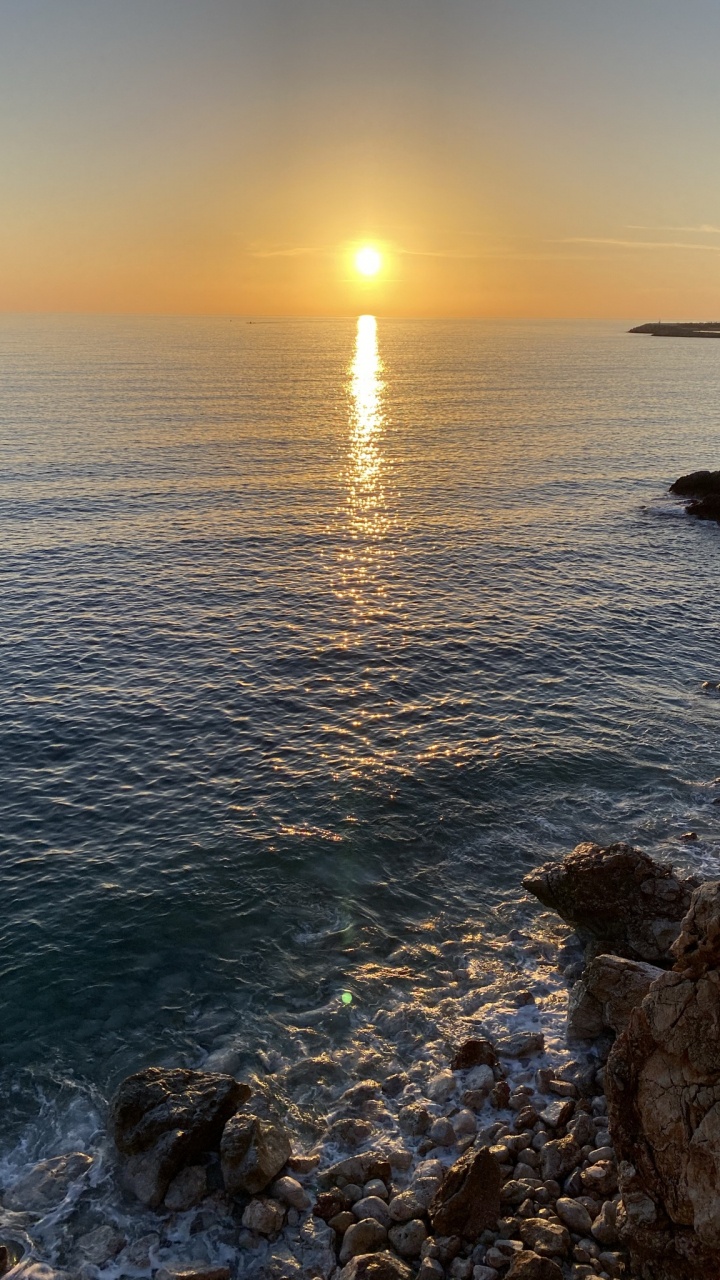 Meer, Wasser, Wasserressourcen, Atmosphäre, Tageszeit. Wallpaper in 720x1280 Resolution