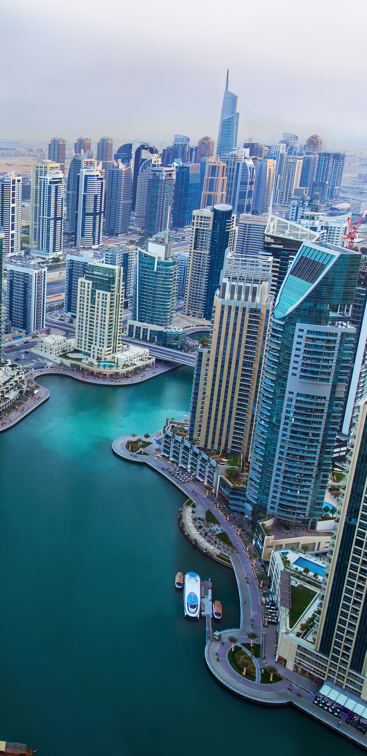 Aerial View of City Buildings During Daytime. Wallpaper in 1440x2960 Resolution