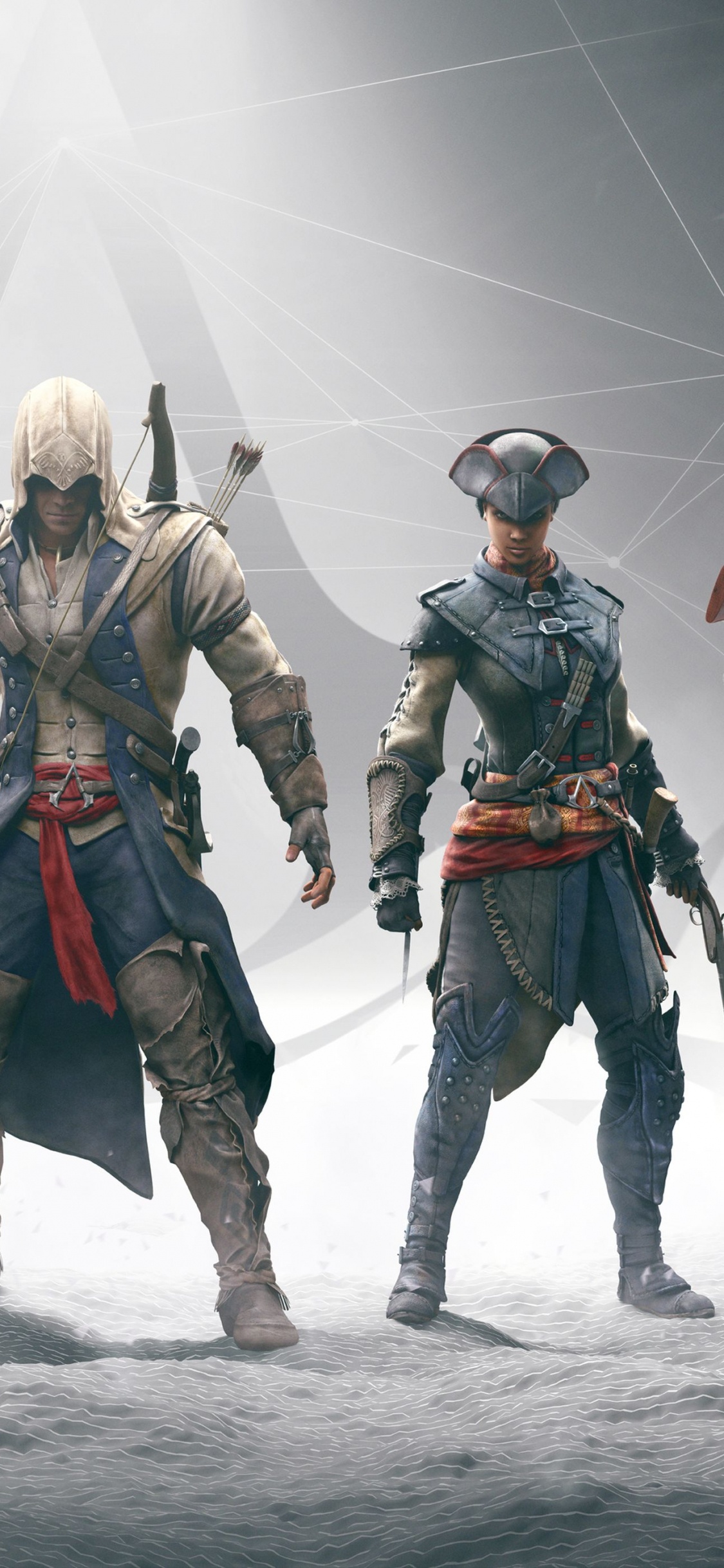 Assassins Creed, Assassins Creed III, Assassins Creed la Hermandad, Asesino, Figura de Acción. Wallpaper in 1125x2436 Resolution