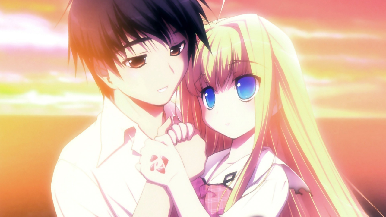 Personaje de Anime de Chica de Pelo Rubio. Wallpaper in 1280x720 Resolution