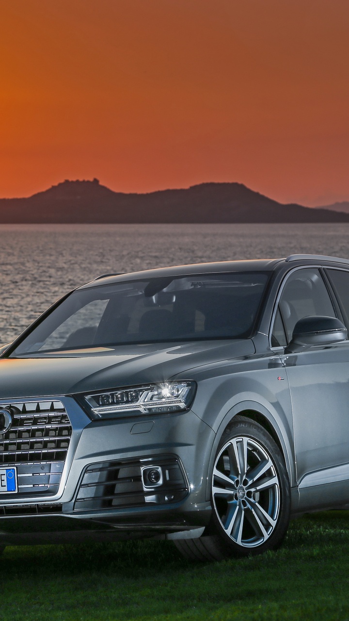 Black Audi a 4 on Green Grass Field During Sunset. Wallpaper in 720x1280 Resolution