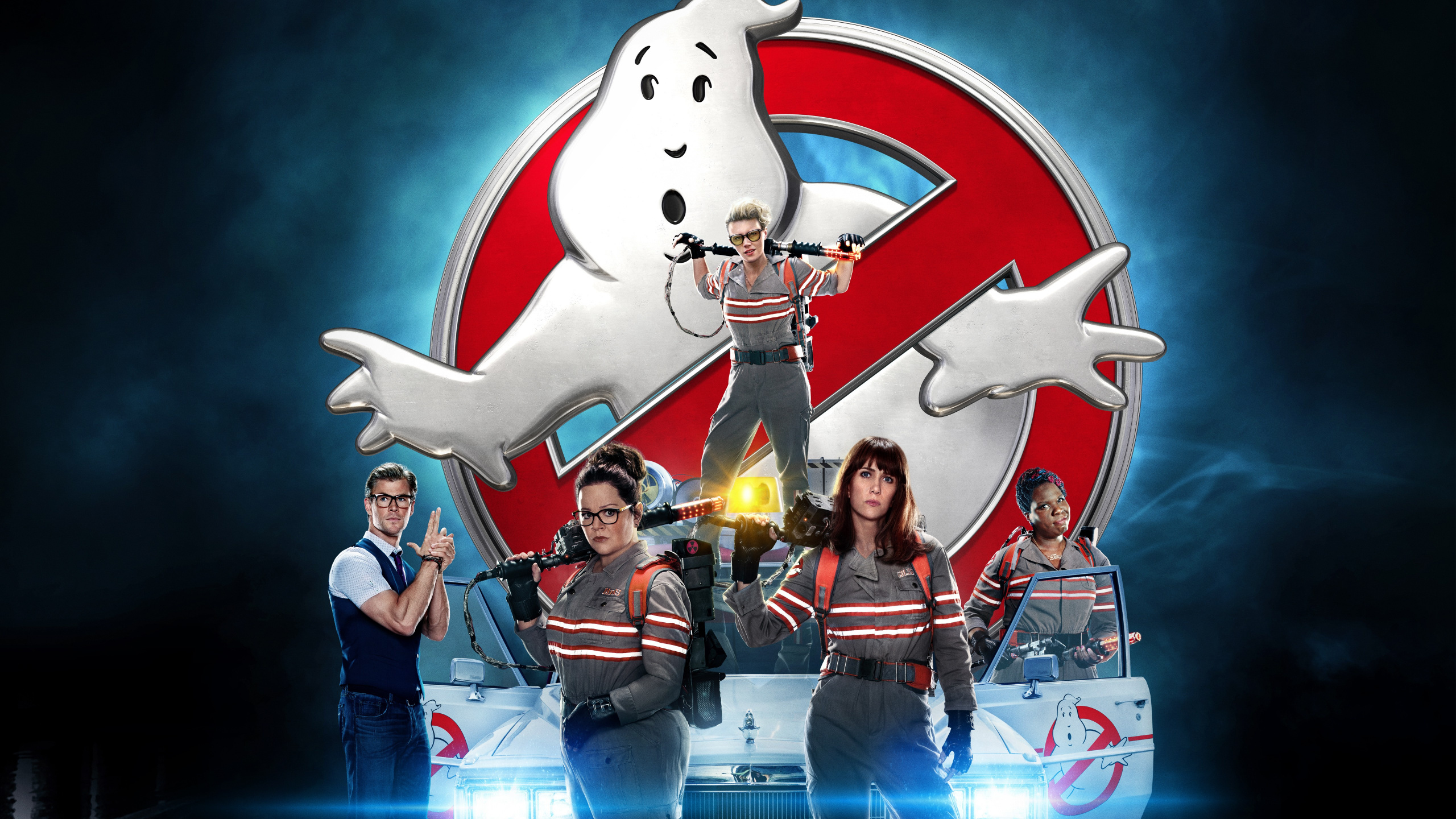 Neues Ghostbusters Poster, Melissa Mccarthy, Paul Feig, Geisterjäger, Ghostbusters Leben Nach Dem Tod. Wallpaper in 2560x1440 Resolution