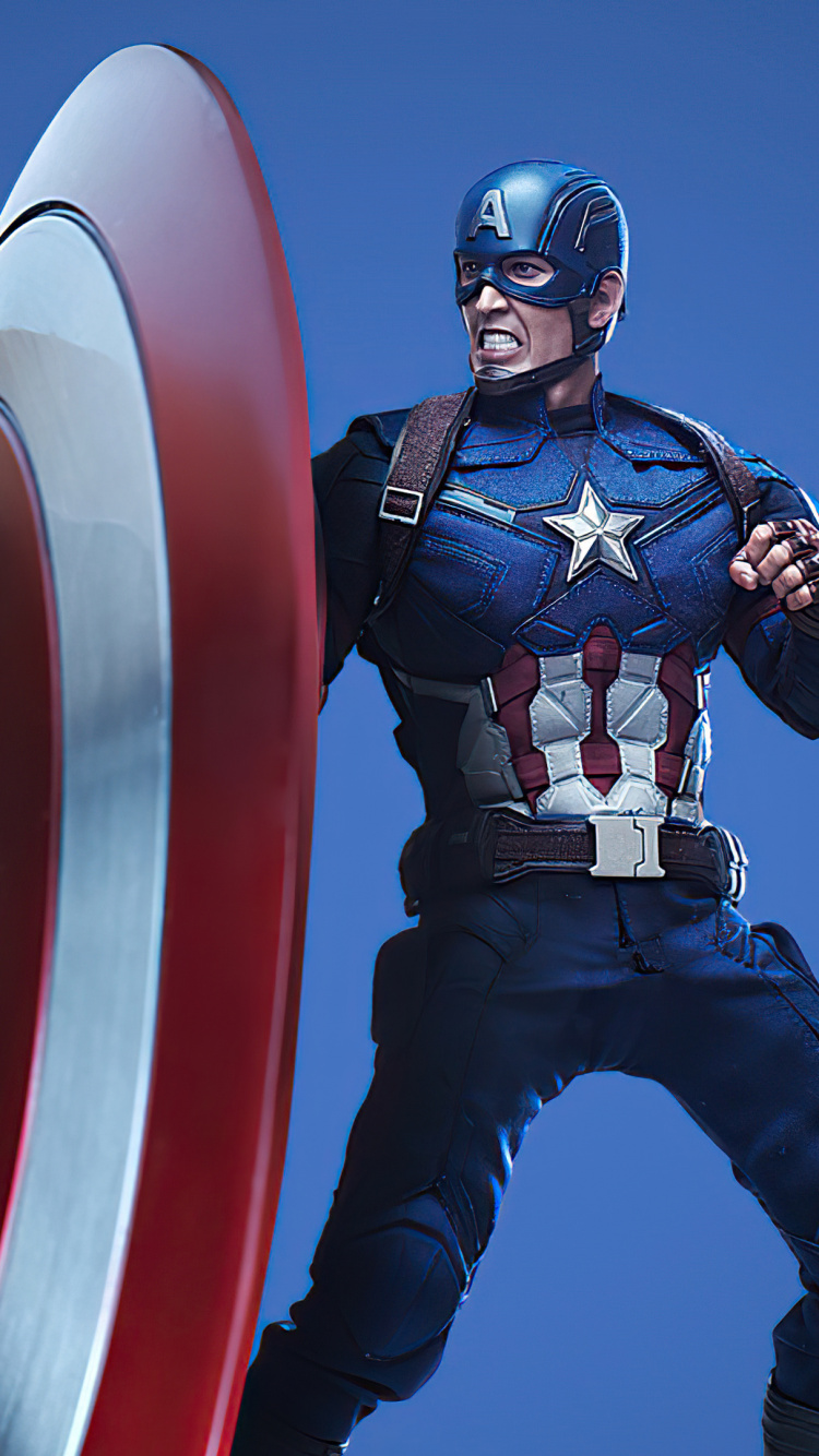 Captain America, xl Capitaine Amérique, Avengers Infinity War, L'homme de Fer, Hulk. Wallpaper in 750x1334 Resolution