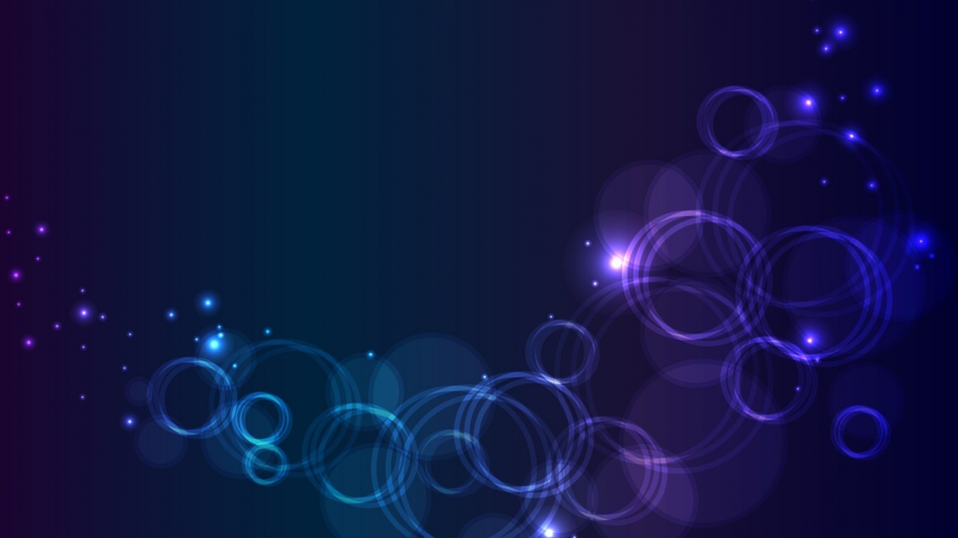 Ilustración de Luz Azul y Blanca. Wallpaper in 1366x768 Resolution