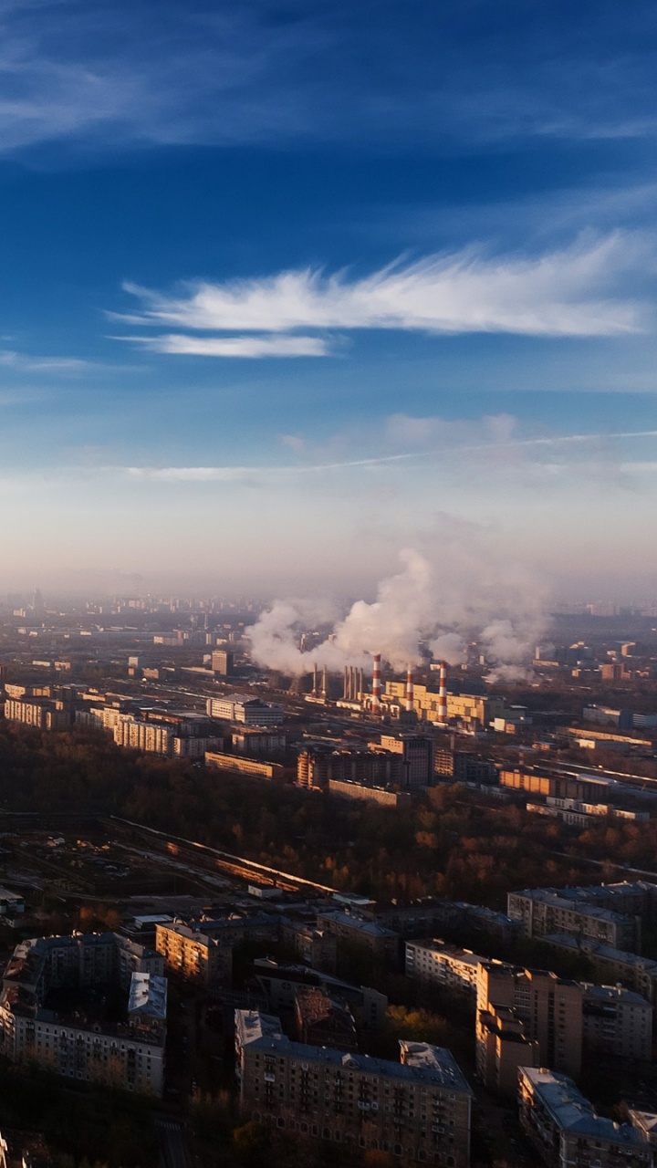 Aerial View of City Buildings During Daytime. Wallpaper in 720x1280 Resolution