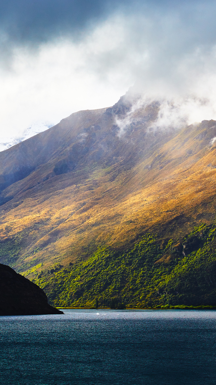 Earth, Cloud, Water, Mountain, Natural Landscape. Wallpaper in 750x1334 Resolution