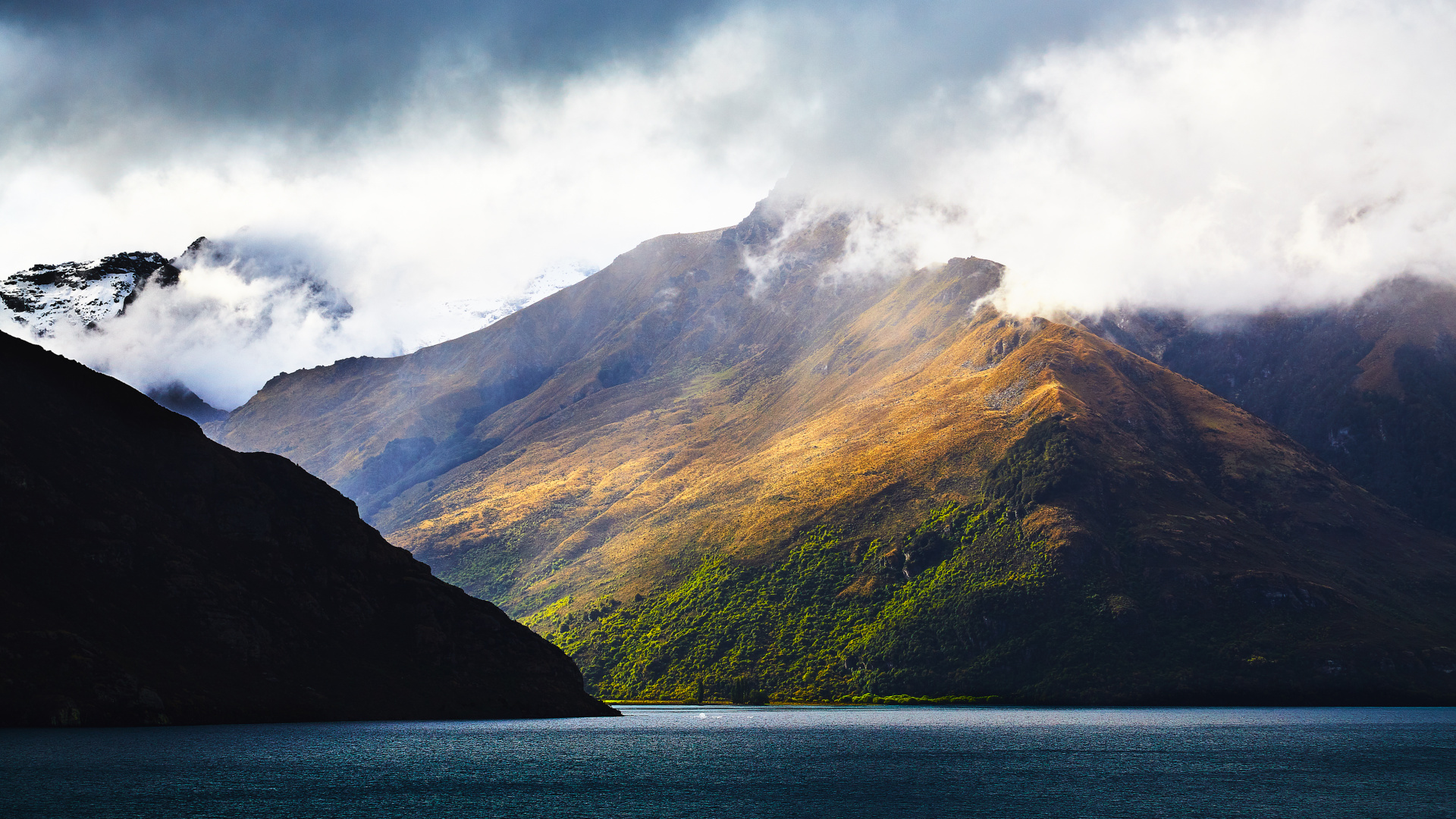Terre, Eau, Paysage Naturel, Highland, Lac. Wallpaper in 1920x1080 Resolution