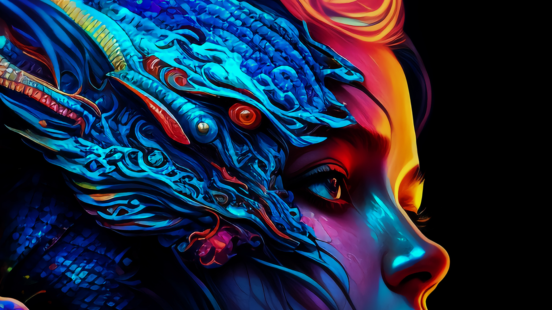 Arte, Magenta, Pintura, Artista, Evento. Wallpaper in 1920x1080 Resolution