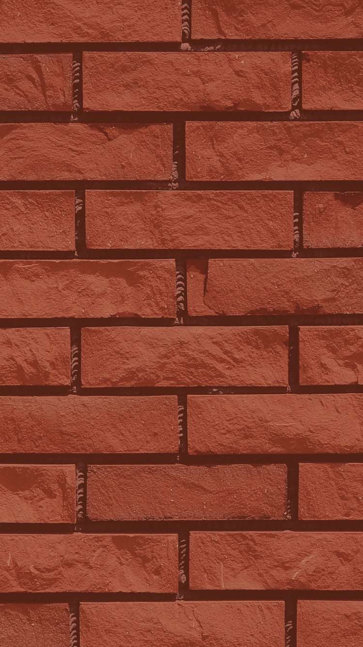 Brown and Black Brick Wall. Wallpaper in 750x1334 Resolution