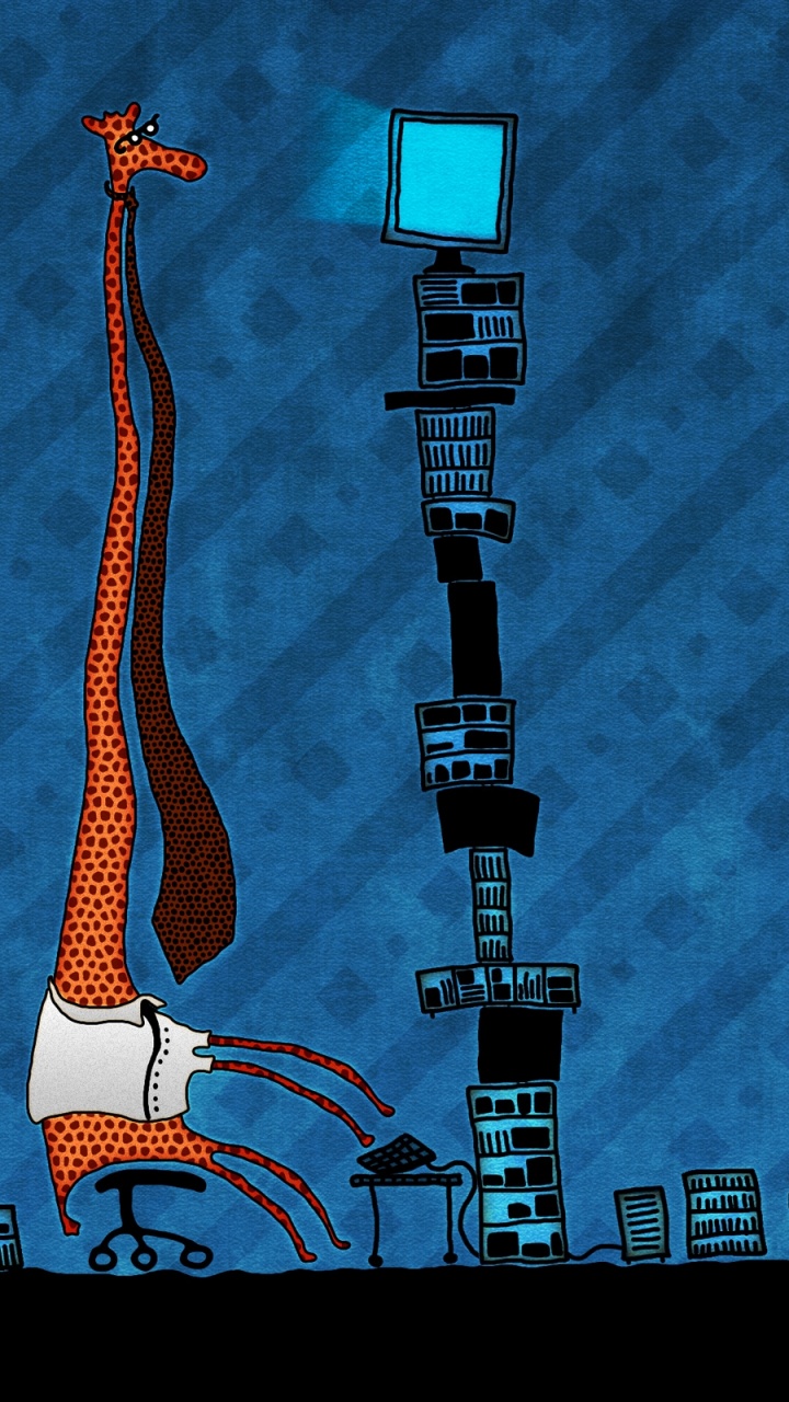 Woman in White Dress Illustration. Wallpaper in 720x1280 Resolution