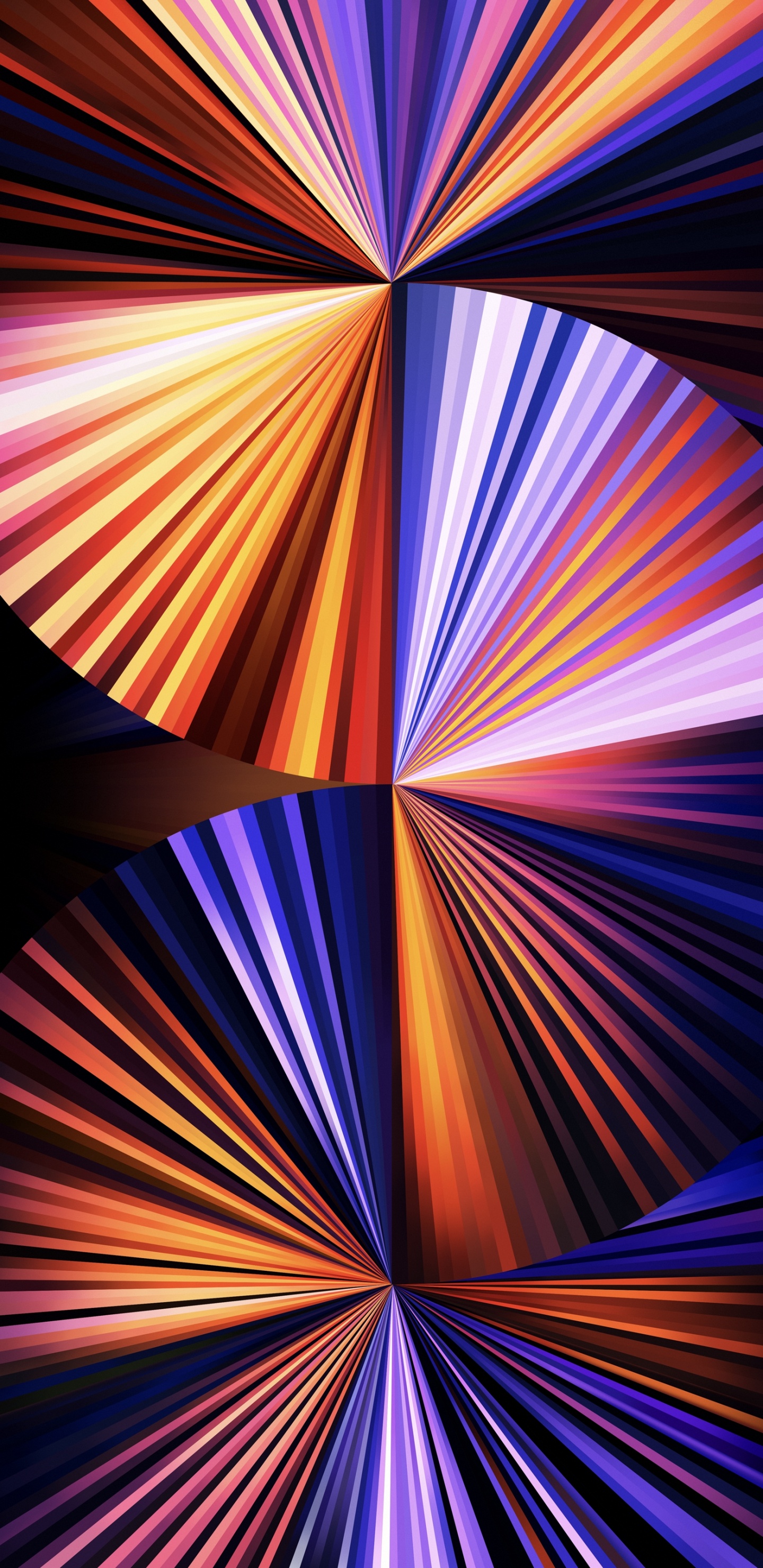 Light Purple Fan Wallpaper for IPad Pro 12.9″ 壁纸 1440x2960 允许