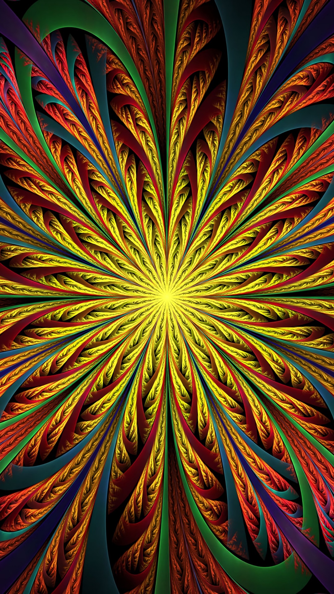 Green and Brown Plant Illustration. Wallpaper in 1080x1920 Resolution