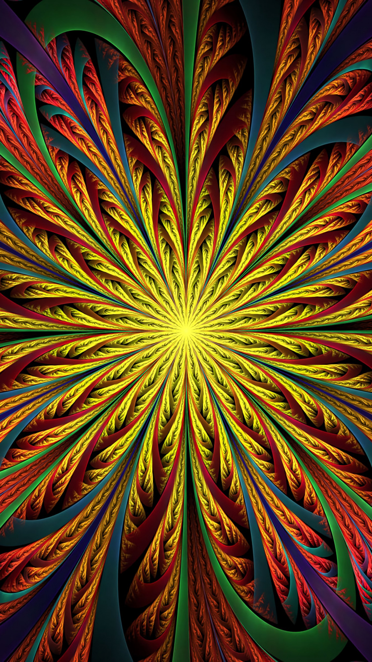 Green and Brown Plant Illustration. Wallpaper in 750x1334 Resolution