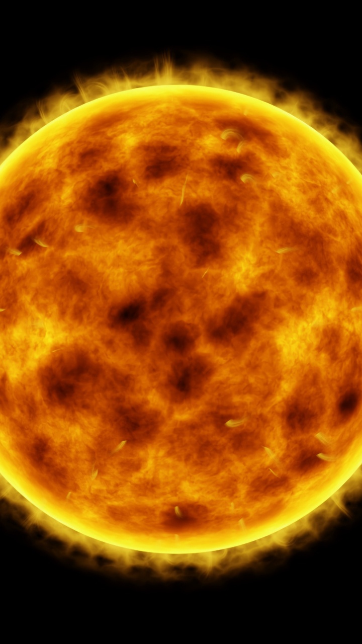 气氛, 黄色的, 天文学对象, 太阳, 这个星球 壁纸 720x1280 允许