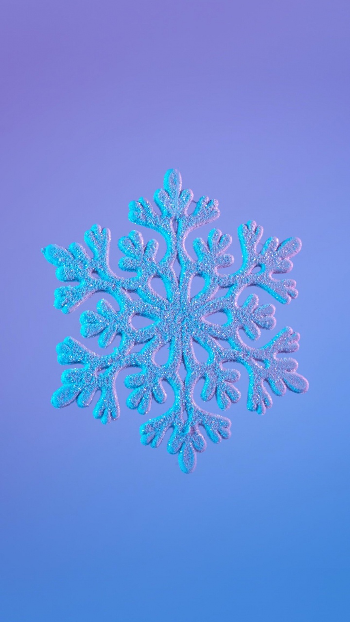 Snowflake, Art, Symmetry, Electric Blue, Pattern. Wallpaper in 720x1280 Resolution