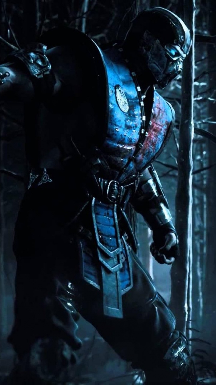 Mortal Kombat x, Scorpion, Obscurité, Jeu Pc, Film. Wallpaper in 720x1280 Resolution