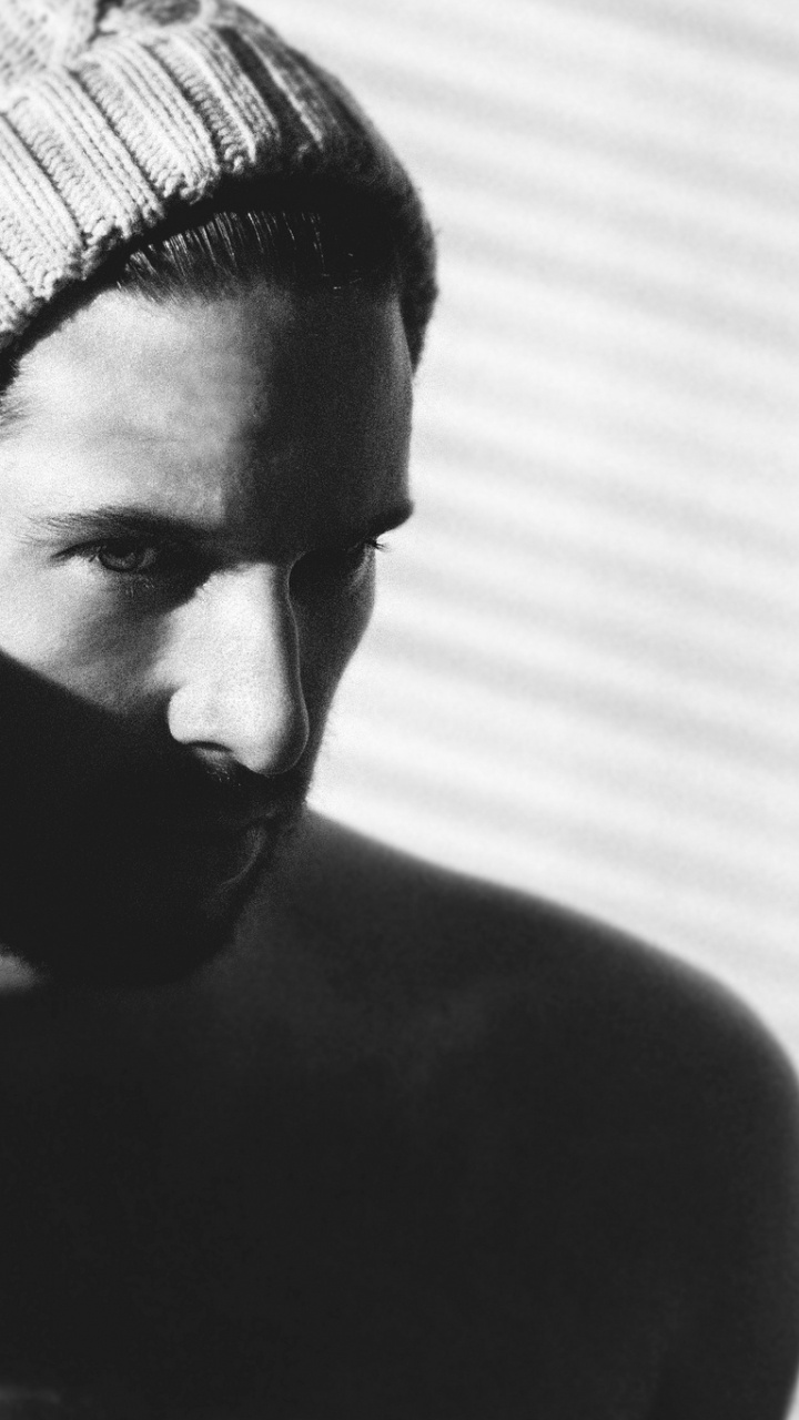 Noir et Blanc, Noir, White, Cou, L'homme. Wallpaper in 720x1280 Resolution