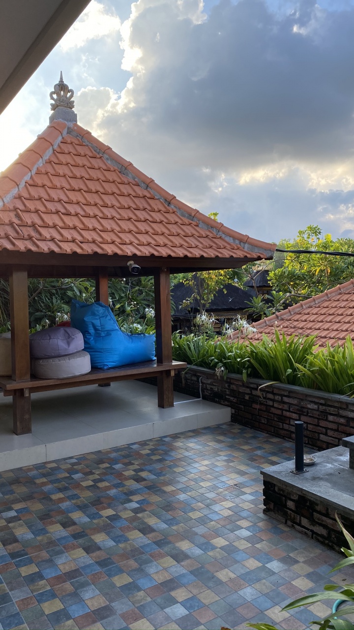 Bali, Immobilie, Dach, Garden, Steinplatte. Wallpaper in 720x1280 Resolution