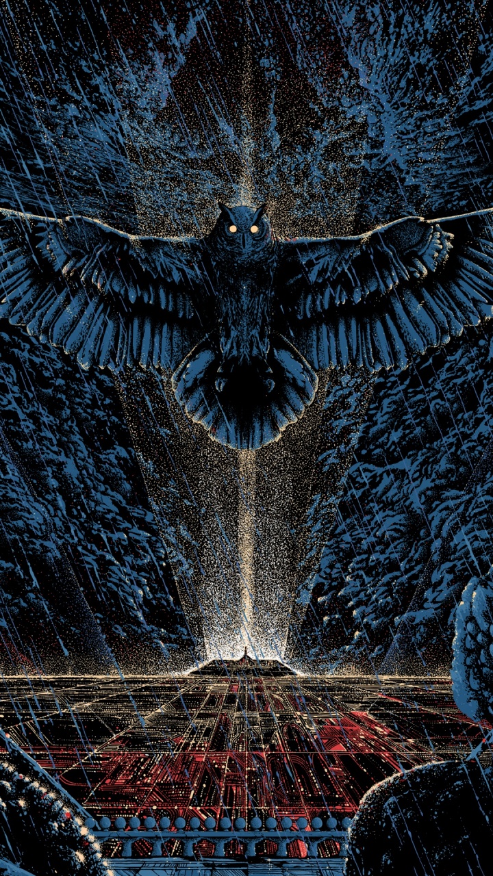 Klingenläufer Eule Kunst, Kunst, Science-fiction, Poster, Klingenläufer Poster 64 x 90 Cm. Wallpaper in 720x1280 Resolution