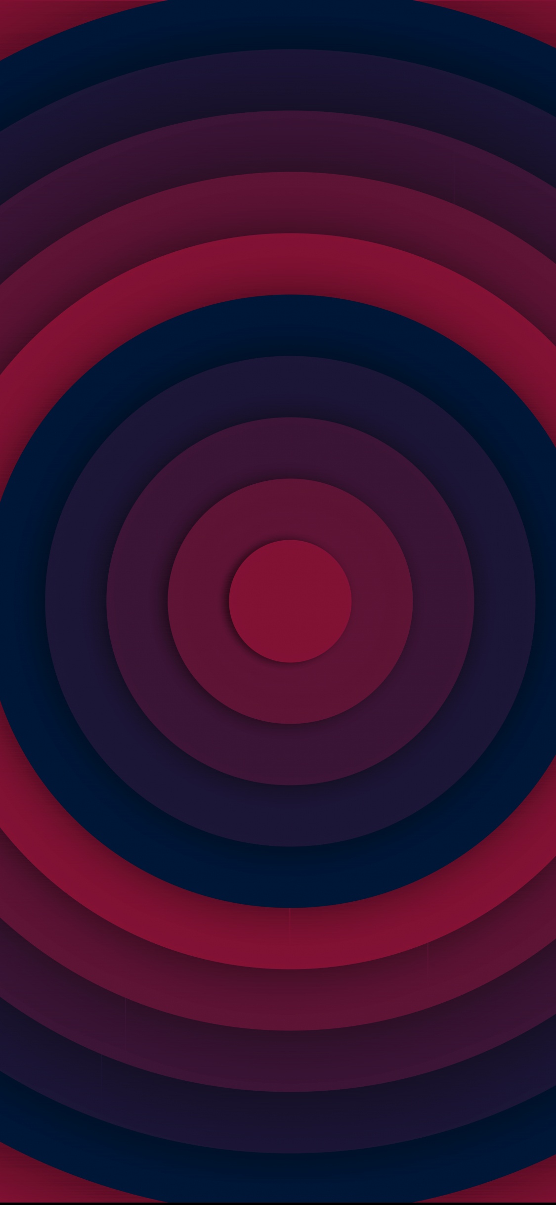 Circulo, Huawei, Morado, Rosa, Violeta. Wallpaper in 1125x2436 Resolution