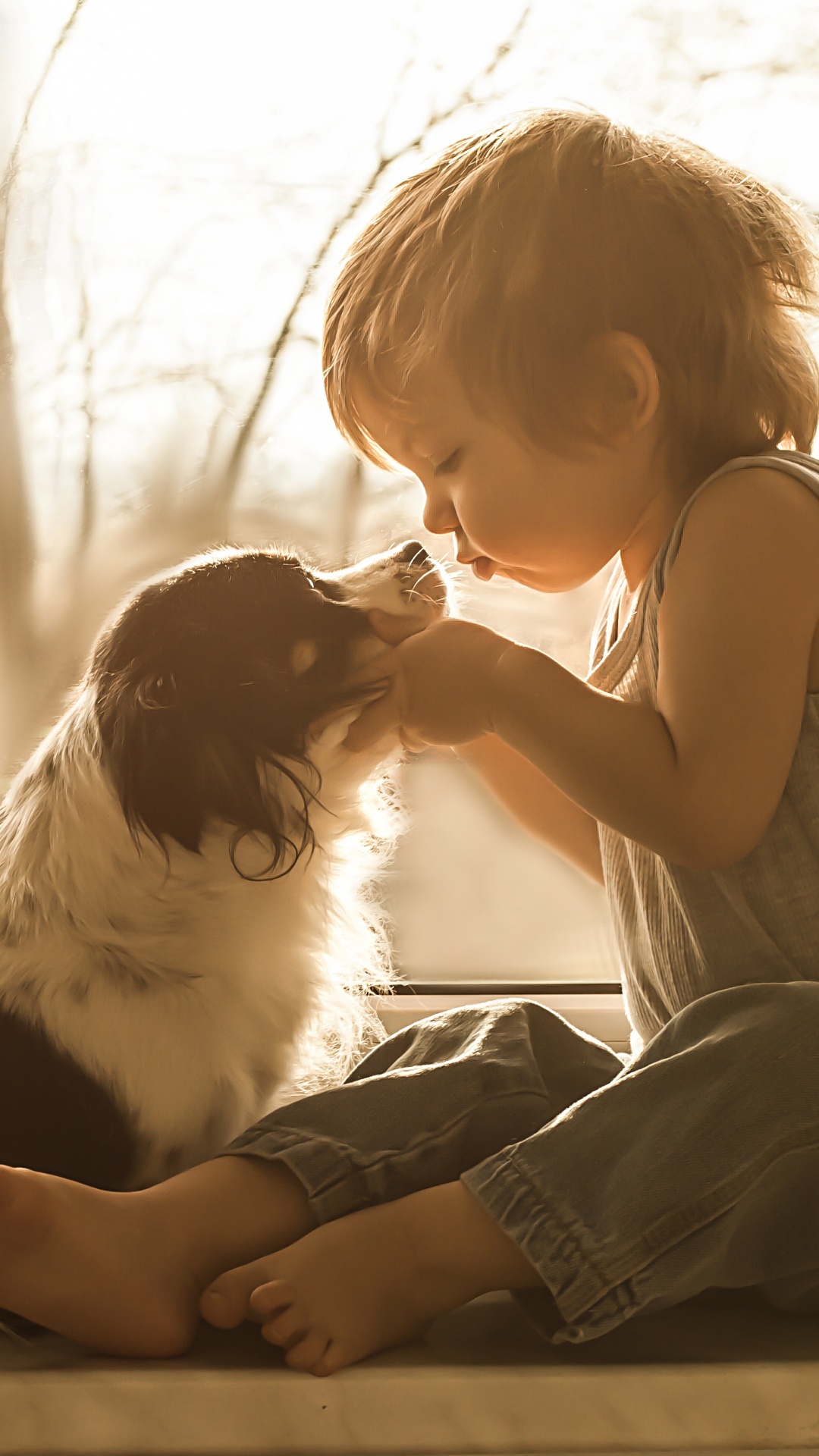 Chien, Amour, Émotion, Chiot, Peau. Wallpaper in 1080x1920 Resolution