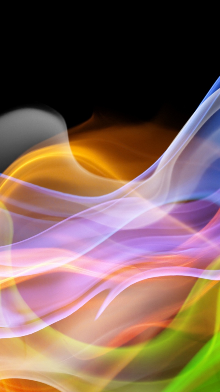 Smoke, Color, Colorfulness, Purple, Line. Wallpaper in 720x1280 Resolution