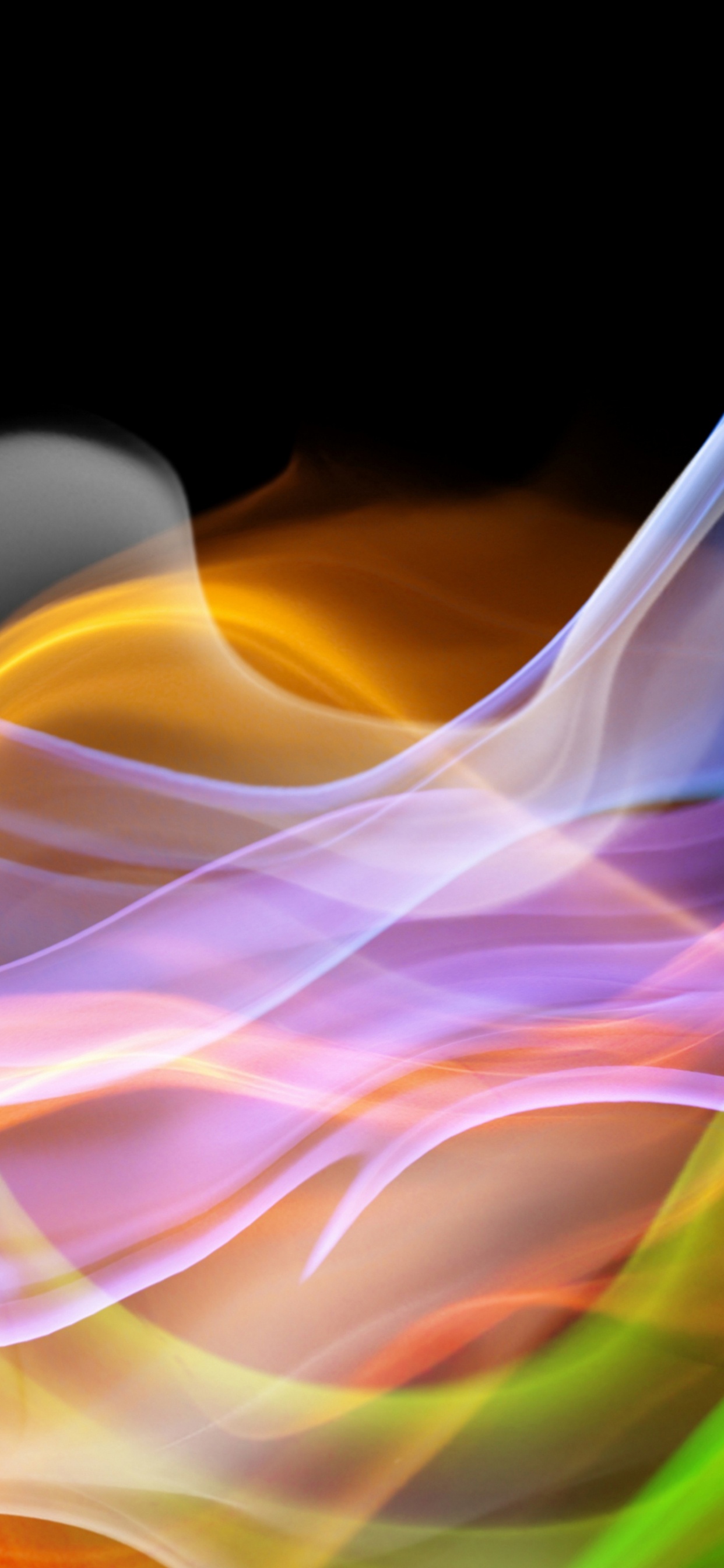 烟雾, 颜色, 色彩, 紫色的, 艺术 壁纸 1242x2688 允许