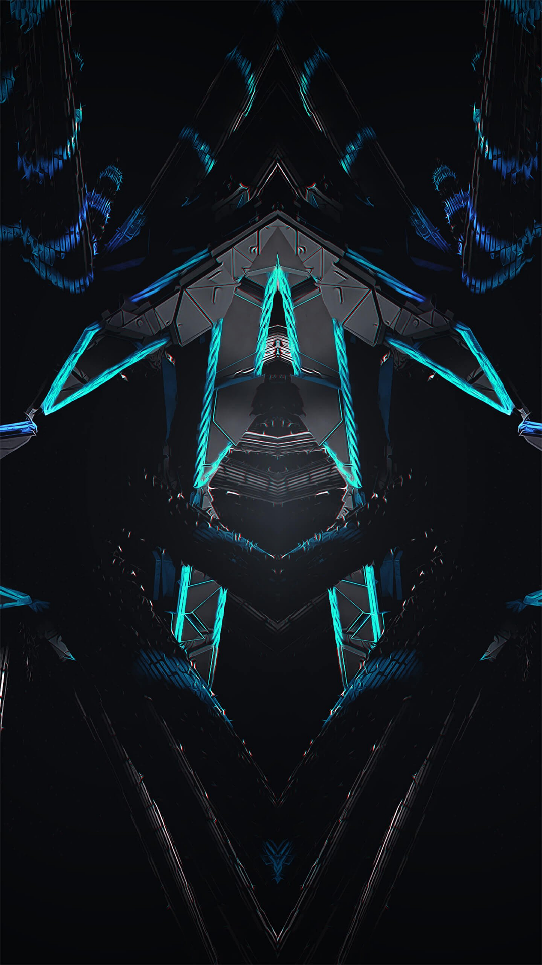 Darkness, Mathematics, Black, Symmetry, Graphics. Wallpaper in 1080x1920 Resolution