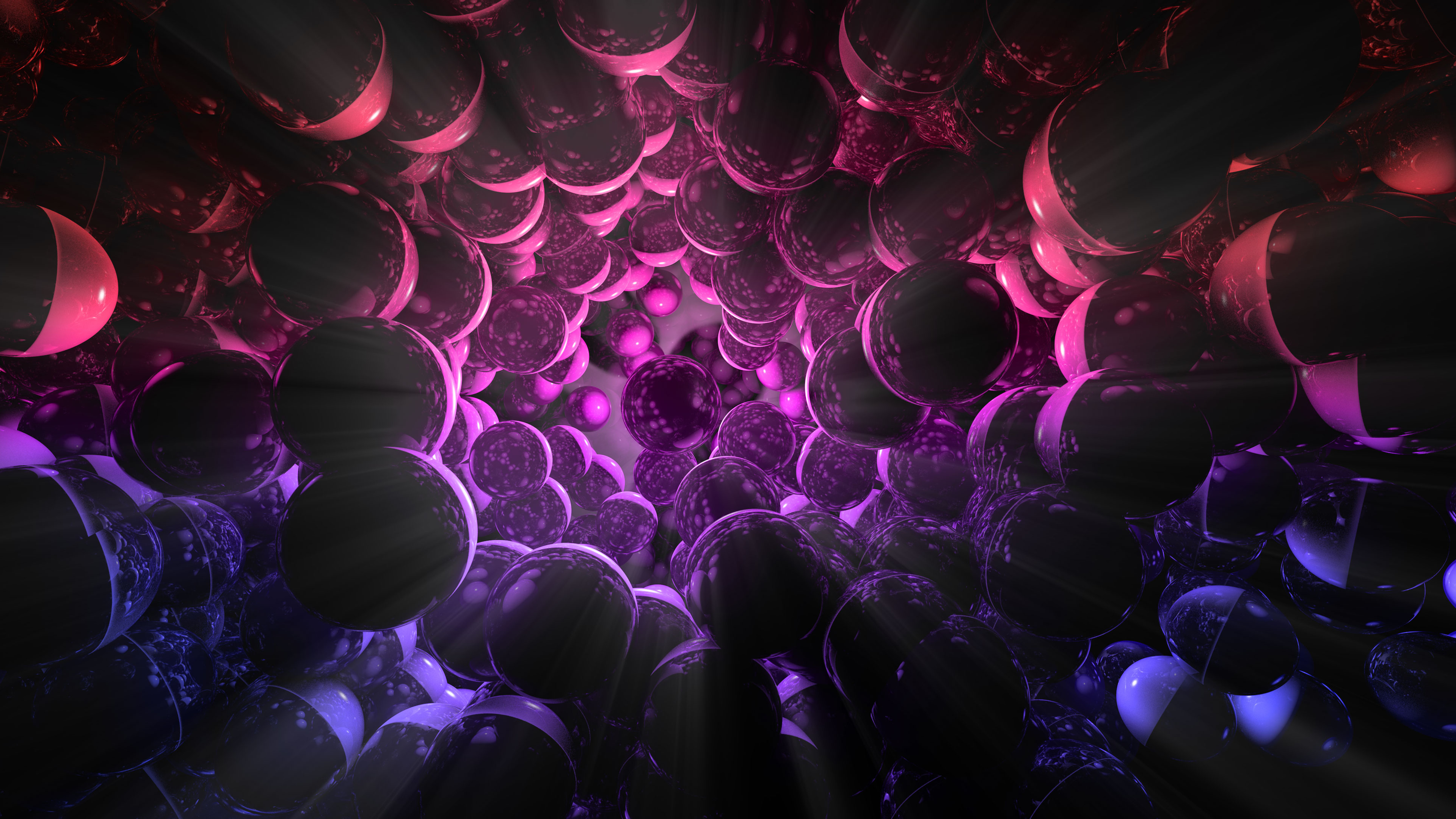 Fond D'écran Numérique Violet et Rose Clair. Wallpaper in 3840x2160 Resolution