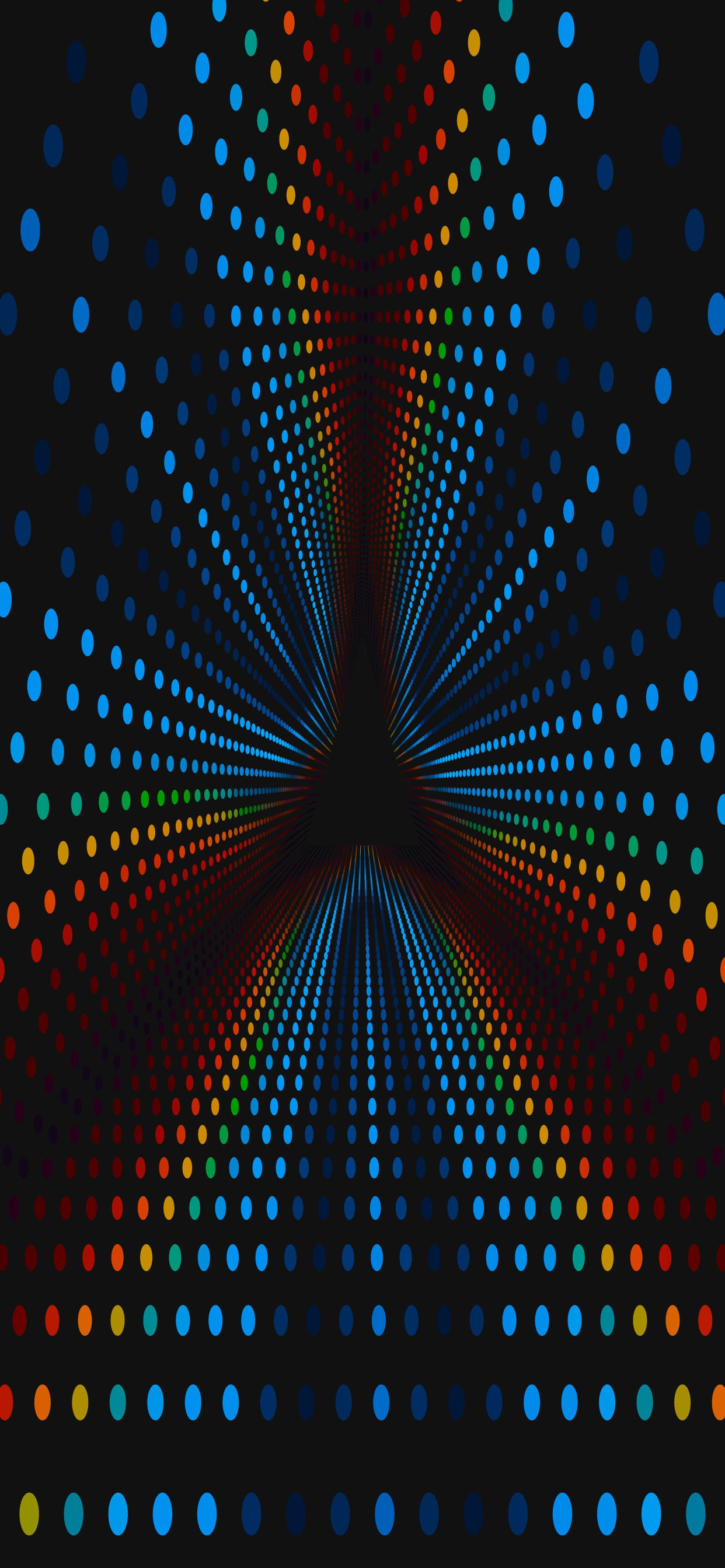 Tunnel, Design, Blue, Colorfulness, Pattern. Wallpaper in 1242x2688 Resolution