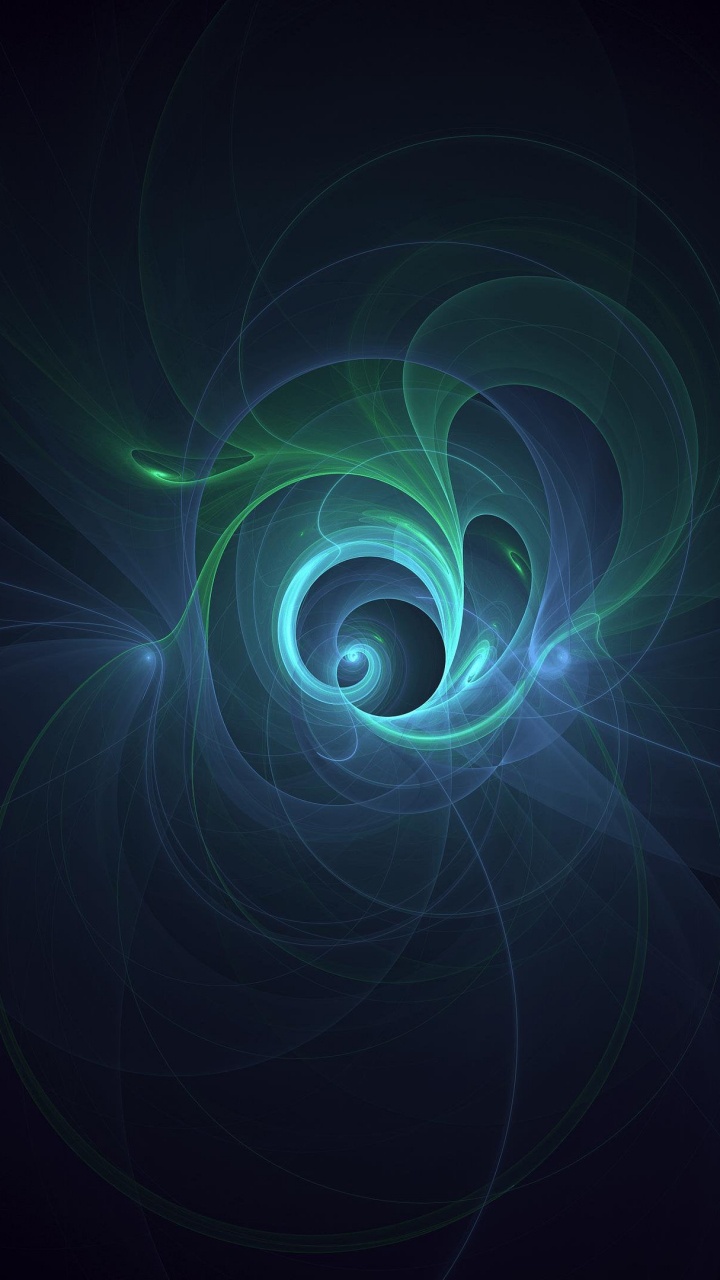 Fractal Art, Art, Electric Blue, Symmetry, Pattern. Wallpaper in 720x1280 Resolution