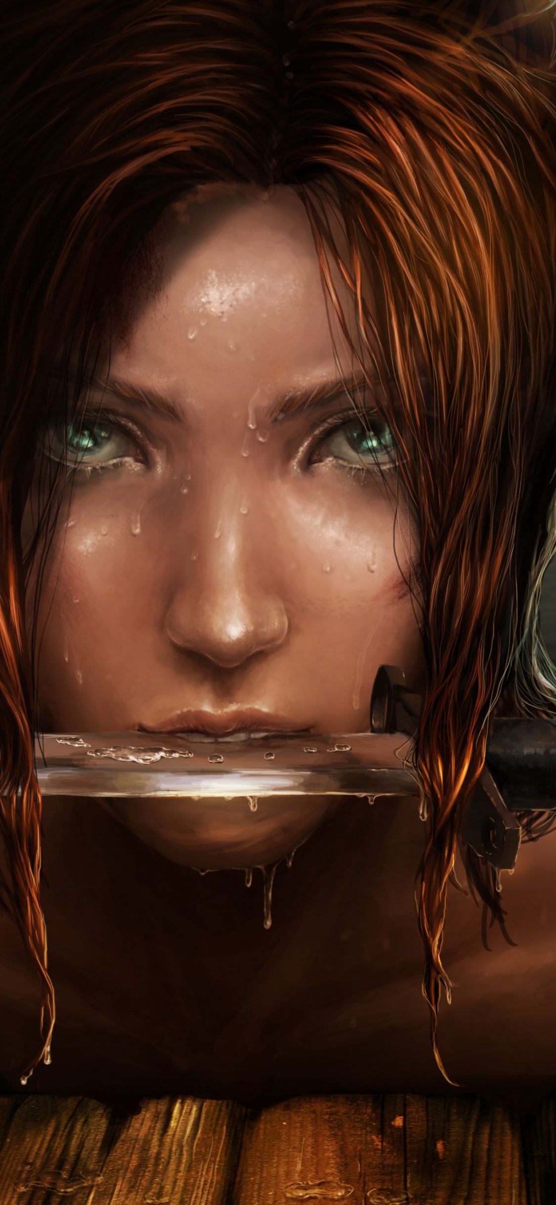 Lara Croft, Tomb Raider, Digital Compositing, Pc-Spiel, Illustration. Wallpaper in 1125x2436 Resolution