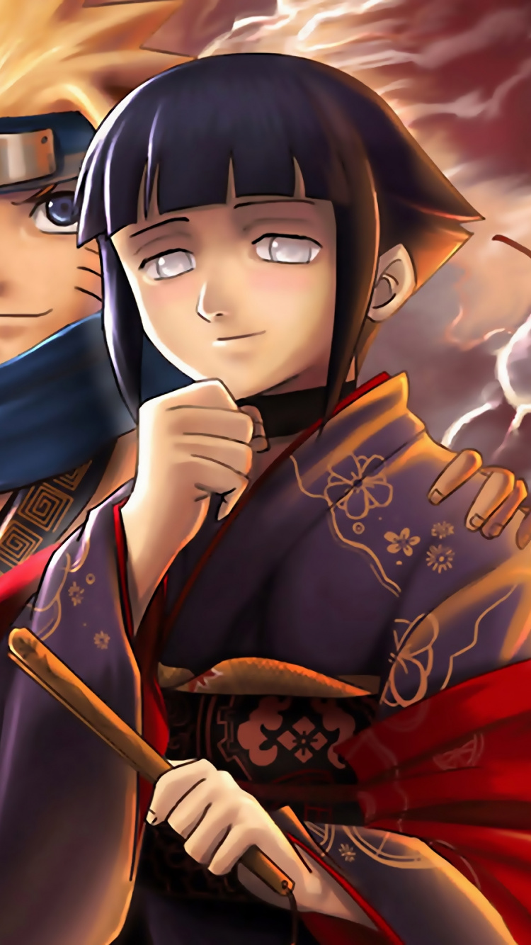 Male Anime Character Holding Brown Stick. Wallpaper in 750x1334 Resolution