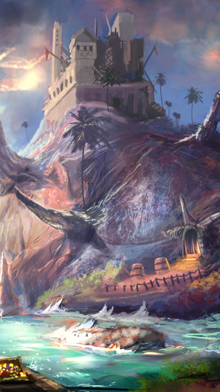 Personnes Marchant Sur un Terrain D'herbe Verte Près D'un Plan D'eau Pendant la Journée. Wallpaper in 720x1280 Resolution