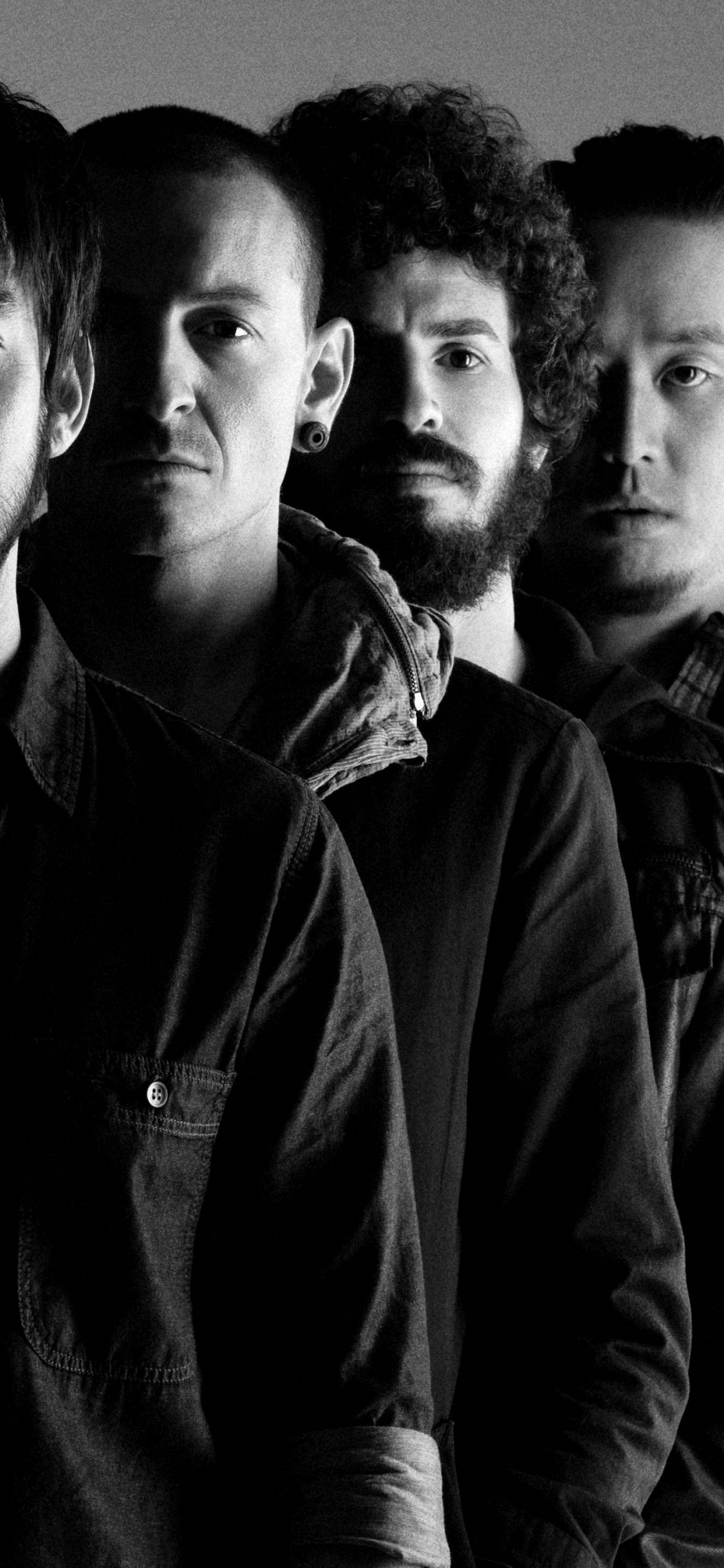 Joe Hahn, Chester Bennington, Linkin Park, Dave Farrell, Musik. Wallpaper in 1125x2436 Resolution