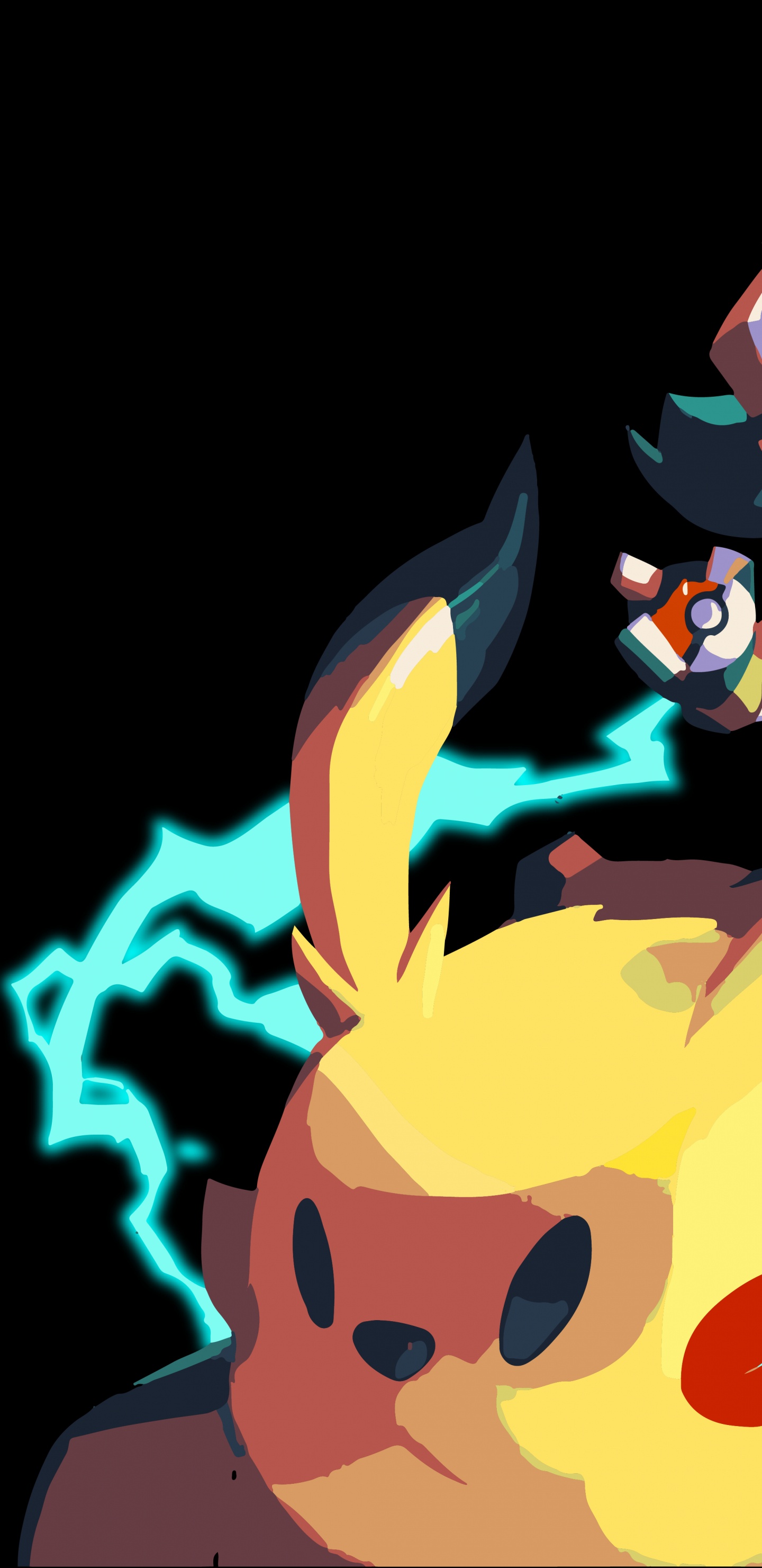 皮卡丘, Pokemon Go, 灰凯旋, 动画, 动画片 壁纸 1440x2960 允许