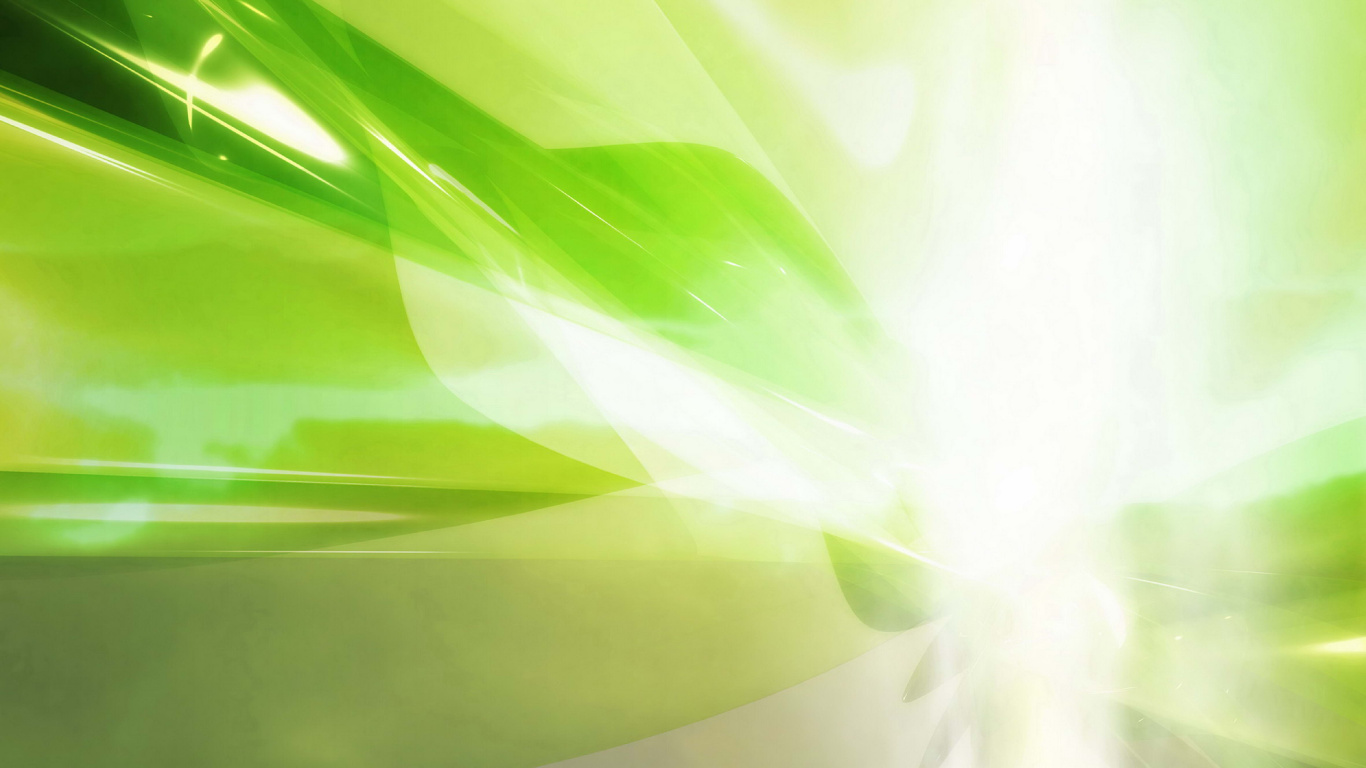 Green and White Abstract Painting. Wallpaper in 1366x768 Resolution