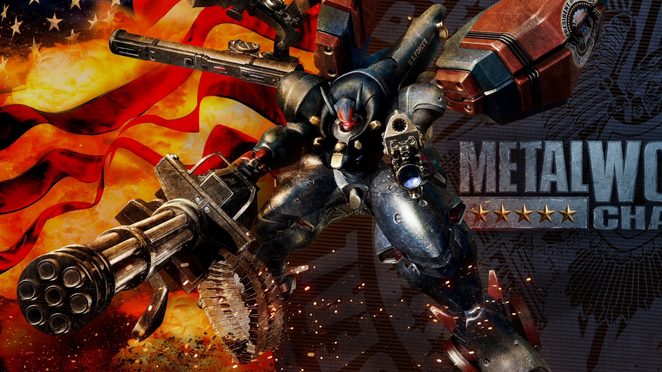 Metal Wolf Chaos XD, Metal Wolf Chaos, General Arcade, Devolver Digital, pc Game. Wallpaper in 1366x768 Resolution