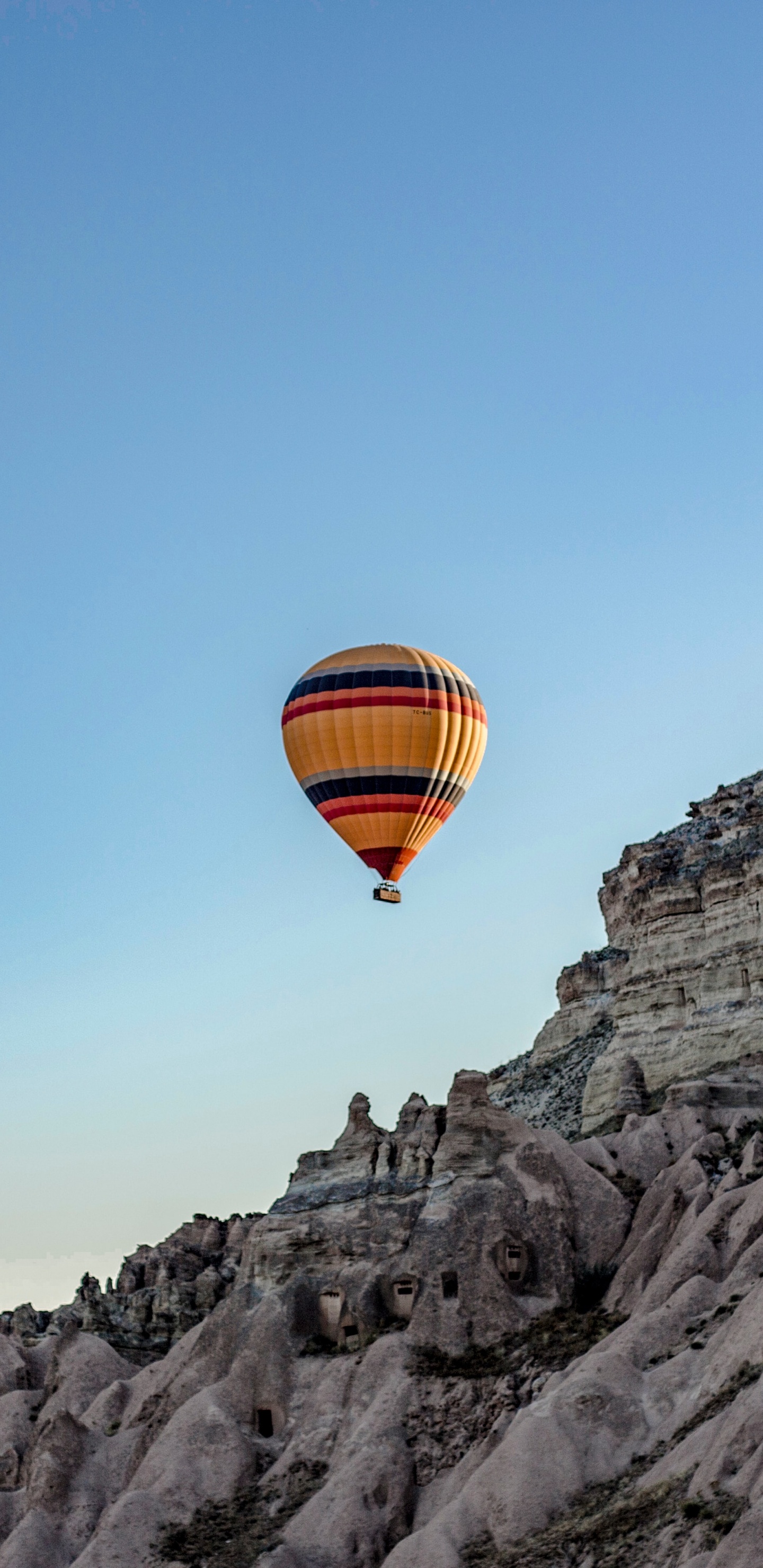 Hot Air Balloon, Cappadocia, Flight, Hot Air Ballooning, Aerostat. Wallpaper in 1440x2960 Resolution