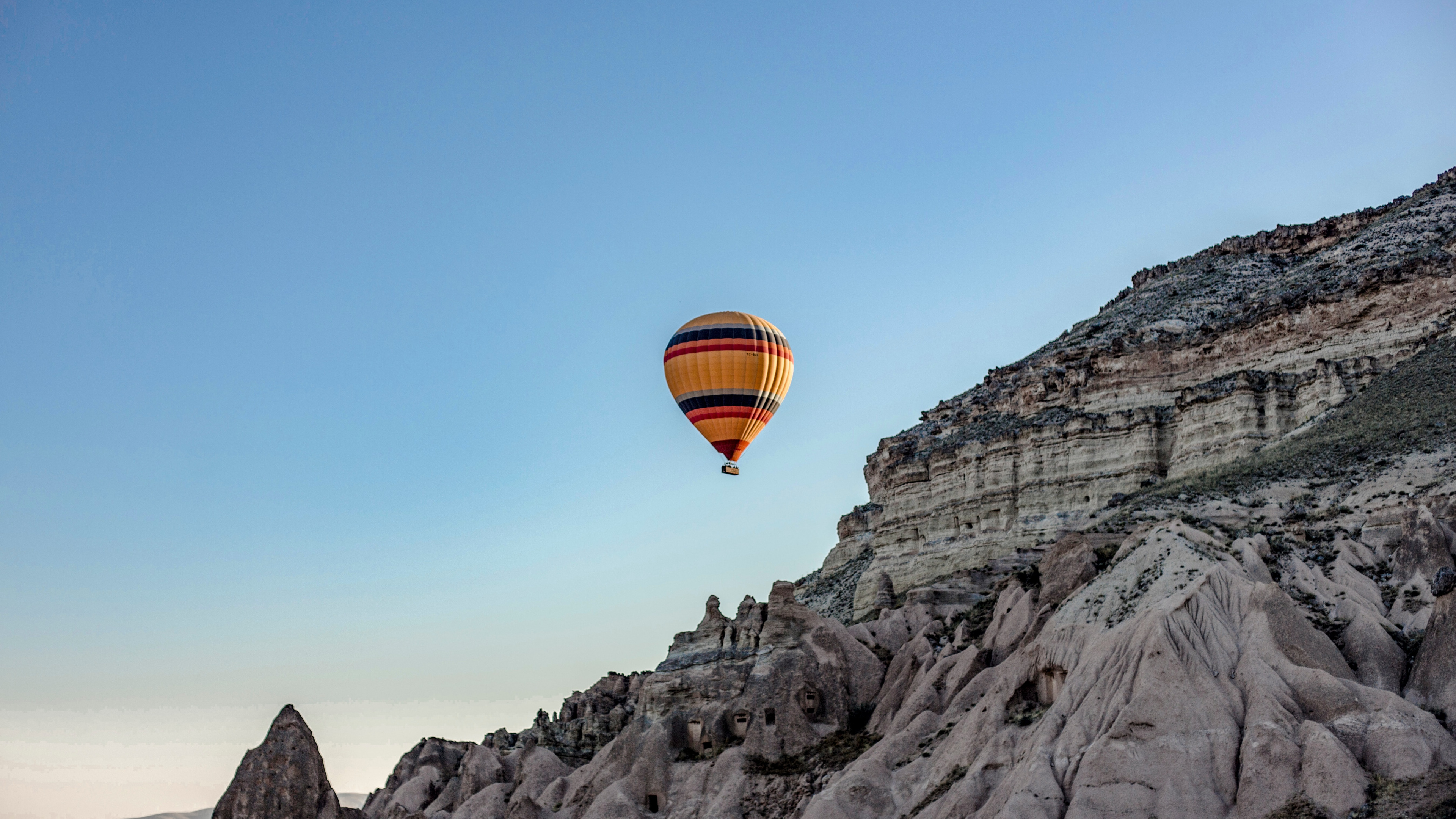 Hot Air Balloon, Cappadocia, Flight, Hot Air Ballooning, Aerostat. Wallpaper in 3840x2160 Resolution