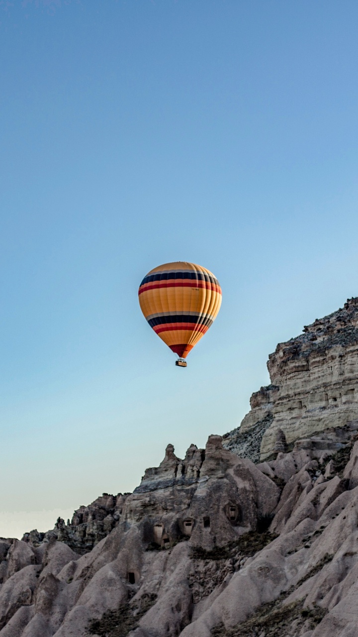 Hot Air Balloon, Cappadocia, Flight, Hot Air Ballooning, Aerostat. Wallpaper in 720x1280 Resolution