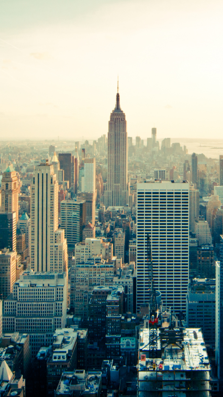 Aerial View of City Buildings During Daytime. Wallpaper in 750x1334 Resolution