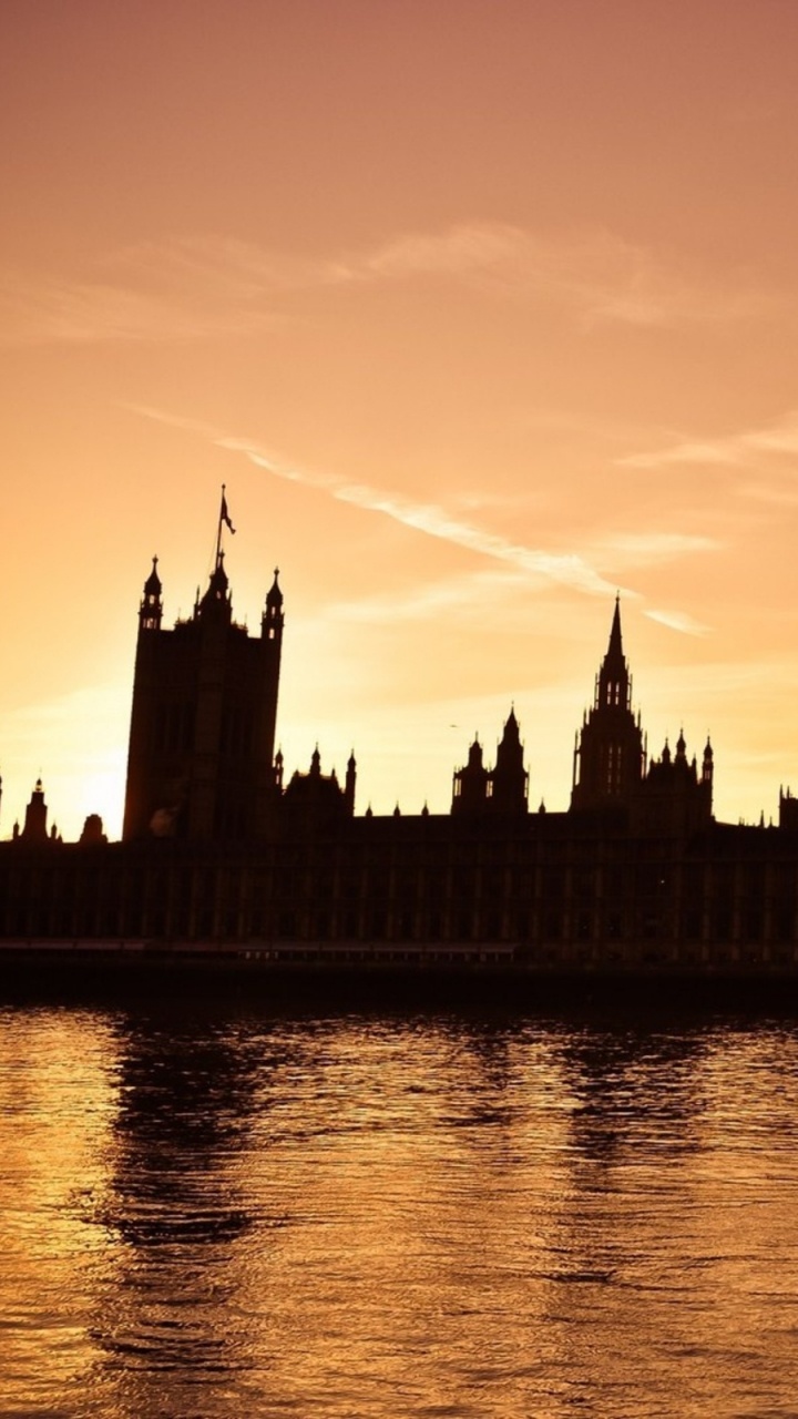 Las Casas Del Parlamento, Palacio de Westminster, el Big Ben, Hito, Horizonte. Wallpaper in 720x1280 Resolution