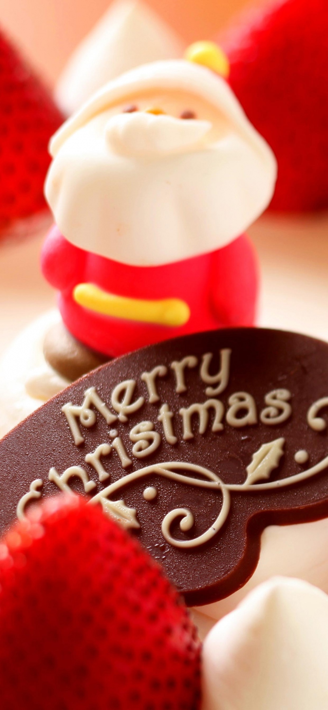New Year, Christmas, Cake, Christmas Cake, Christmas Day. Wallpaper in 1125x2436 Resolution