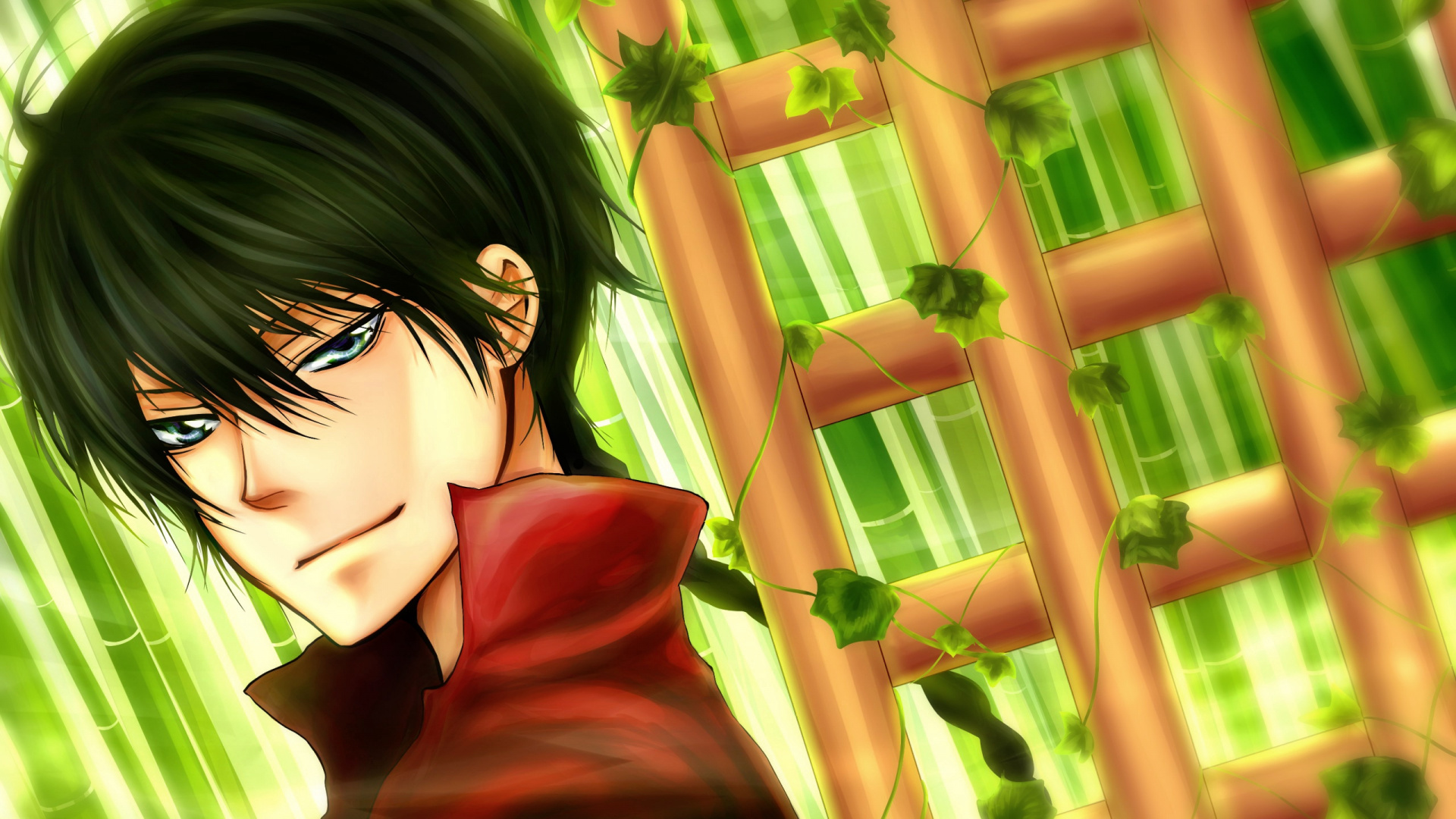 Woman in Red Turtleneck Shirt. Wallpaper in 1920x1080 Resolution