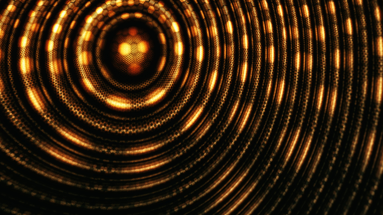 Illustration Ronde Noire et Brune. Wallpaper in 1280x720 Resolution