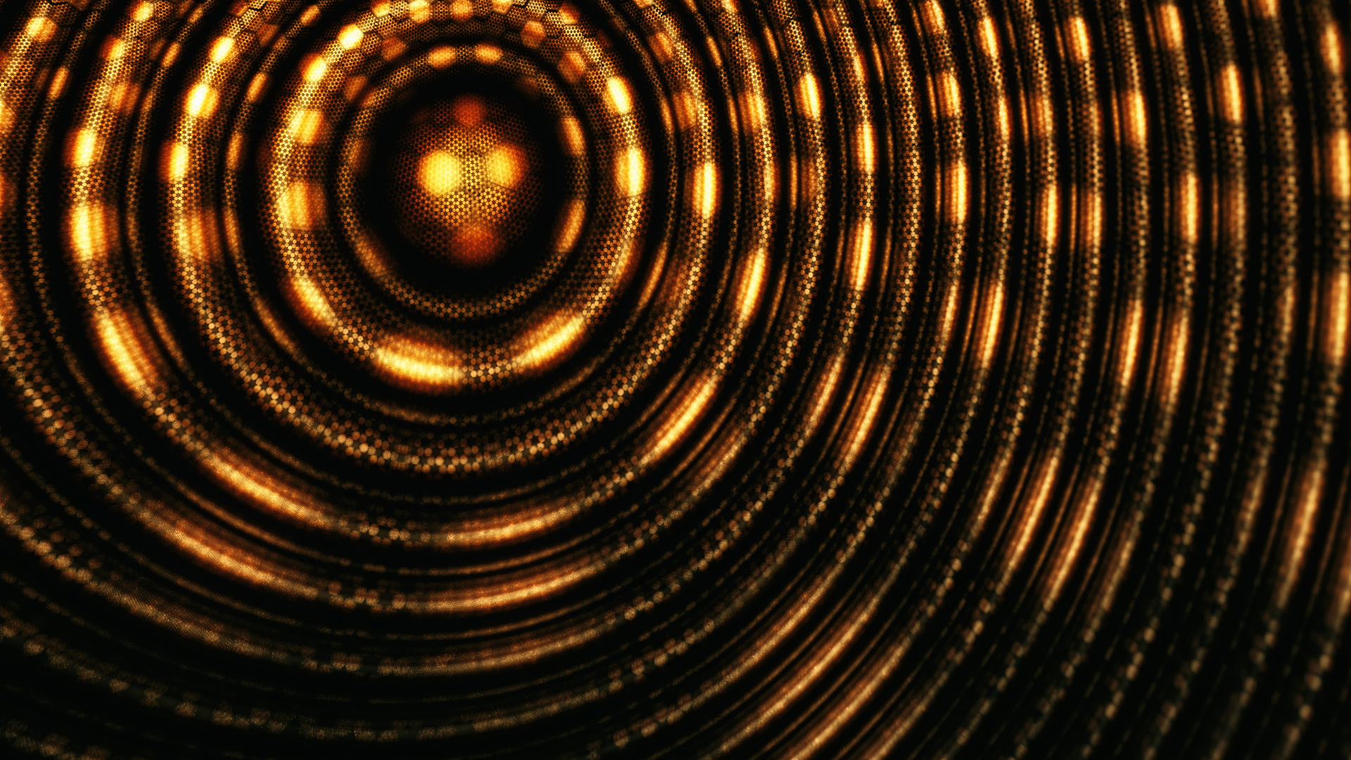 Illustration Ronde Noire et Brune. Wallpaper in 1920x1080 Resolution