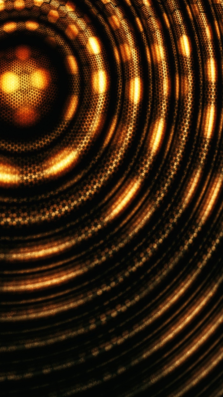 Illustration Ronde Noire et Brune. Wallpaper in 720x1280 Resolution